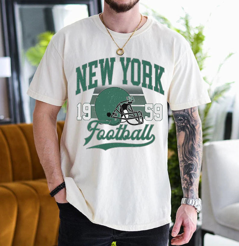 New York Retro Football Sweatshirt, New York Football Fan Gifts Shirt, New York Game Day Shirts, Jet Sweatshirt, Sunday Football