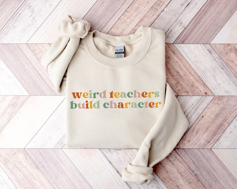 Weird Teachers Build Character Shirt, Retro Teachers Shirt, Teacher's Day Gift, Teacher Appreciation Shirt, Teacher Gift, Best Teacher Shirt
