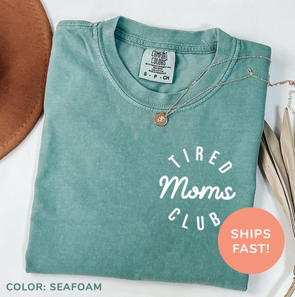 Comfort Colors® shirt vermoeide moeders, shirt moeder leven, shirt moederdag, shirt moeder waardering, shirt grappig moeder, shirt grappig moeder, cadeau voor moeder