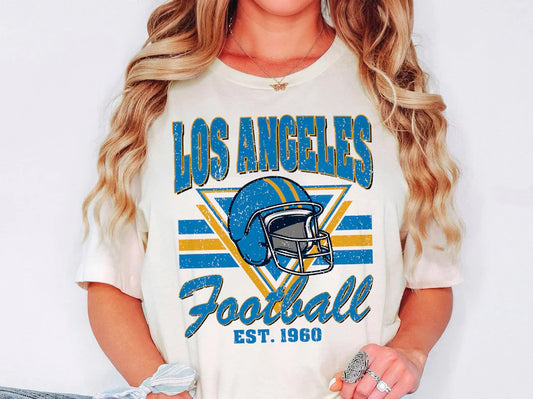 Los Angeles 90s Style Football Sweatshirt, Los Angeles Fan Crewneck, Los Angeles Football, Los Angeles Gift, Game Day Shirt, Sunday Sport