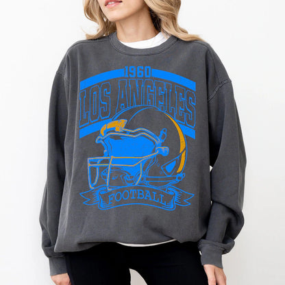 Retro 90s Style Los Angeles Football Sweatshirt, Game Day Shirt, Los Angeles Team Football Shirt, Sunday Los Angeles, Los Angeles Football