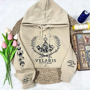 Velaris Embroidered Shirt,Velaris City Of Starlight Embroidered Sweatshirt,The Night Court Shirt,SJM sweater,City of Starlight,ACOTAR Shirt