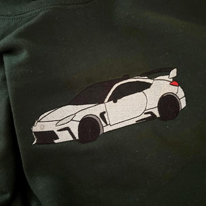 Custom Embroidered Car Hoodie - Car Photo Embroidered - Custom Car Guy Gift - Personalized Christmas Gift For Daddy - Car Lover Gift