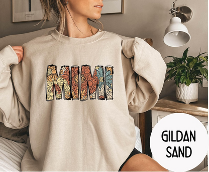 Floral Mimi Gift, Mimi Sweatshirt,Mimi Birthday Gift,Pregnancy Announcement, New Mimi Gift