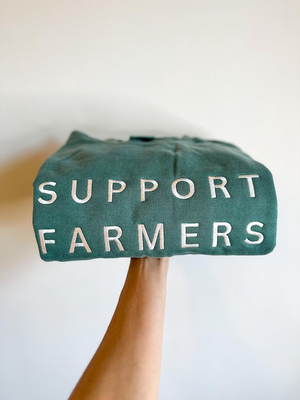 Support Farmers Sweathirt | Agriculture Sweatshirt | Embroidered Sweatshirt | Agriculture | Farmers