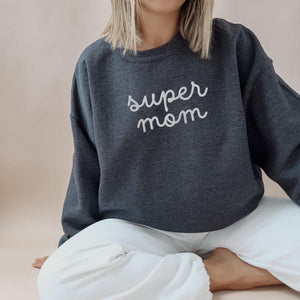 EMBROIDERED Custom Text Sweatshirt, Personalized Sweat Shirt, Custom Name, Favorite Lyrics, Custom Sayings, Personalized Gifts, Embroidery