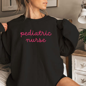 EMBROIDERED Custom Text Sweatshirt, Personalized Sweat Shirt, Custom Name, Favorite Lyrics, Custom Sayings, Personalized Gifts, Embroidery