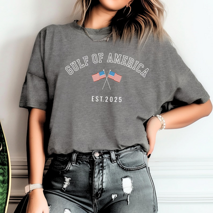 Gulf of America Patriotic Unisex Tee, Patriotic Shirt, Patriot Shirt, Preppy Shirt, Gift for Americans, Shirts for Women, Shirts for Men