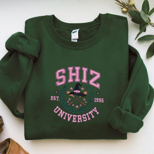 Shiz University Embroidered Sweatshirt, Wizard Shiz University Sweatshirt, Wicked Defy Gravity Broomstick Magic Wand, Best Wicked The Movie