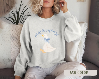 Mama Goose Sweatshirt, Pregnancy Mom Sweater, Silly Goose Shirt, Pregnancy Gift,Baby Announcement, Pregnancy Announcement Shirt Reveal Gift,