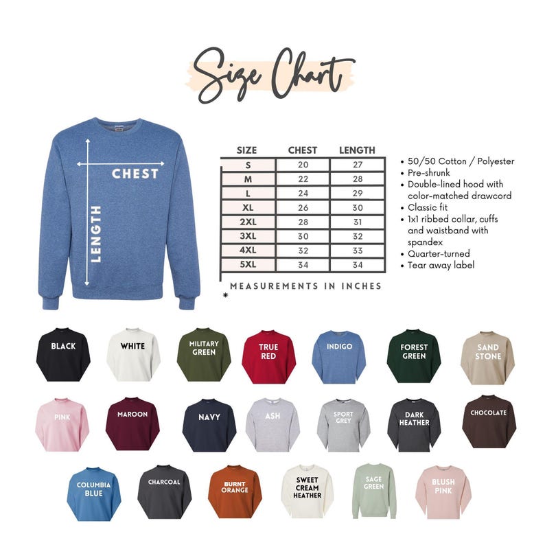 Embroidered Custom Sweatshirt, Embroidered Crewneck, Personalized Sweatshirt, Personalized Gifts, Gifts for Him Her, Custom Wedding ACP97C