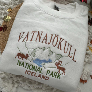 Custom Your National Park Embroidered Crewneck-embroidered Crewneck-National Park Sweatshirt