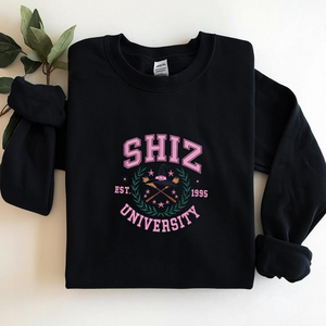 Shiz University Embroidered Sweatshirt, Wizard Shiz University Sweatshirt, Wicked Defy Gravity Broomstick Magic Wand, Best Wicked The Movie