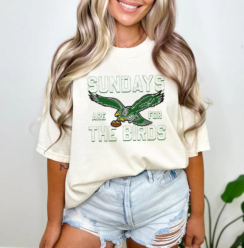 Philadelphia Football Sweatshirt, Sundays Are For The Birds Shirt, Bird Gang Football Sunday, Philadelphia Gift Fan, Philadelphia Team Shirt