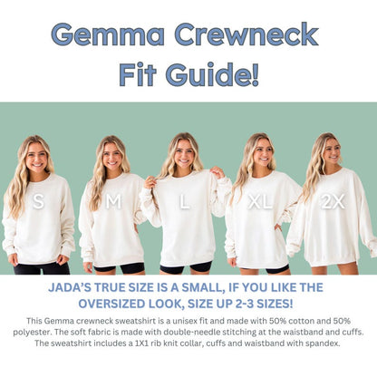 Progress Over Perfection Embroidered Gemma Crewneck Sweatshirt | Cozy Teacher Crewneck | Teacher Gift | Teach Sweatshirt