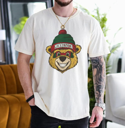 Minnesota Football Sweatshirt, Retro Sports Fan Shirt, Trendy Game Day Gift Tee, Minnesota Mascot Sweatshirt, Minnesota Hockey Fan Shirt