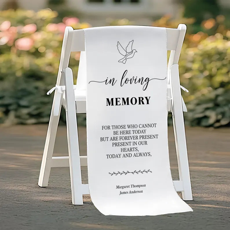 Custom In Loving Memory Banner, Memorial Fabric Banner, Funeral Banner, Personalized Tribute Banner, Memorial Banner for Loved Ones