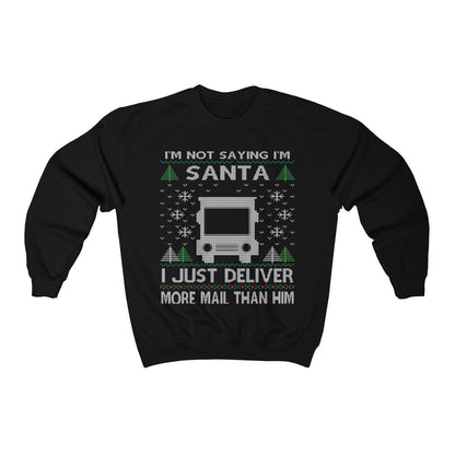 Funny Ugly Christmas For Postal Worker Mailman Shirt Delivery Man Gift Delievery Women Shirt Postman Unisex Heavy Blen