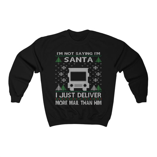 Funny Ugly Christmas For Postal Worker Mailman Shirt Delivery Man Gift Delievery Women Shirt Postman Unisex Heavy Blen