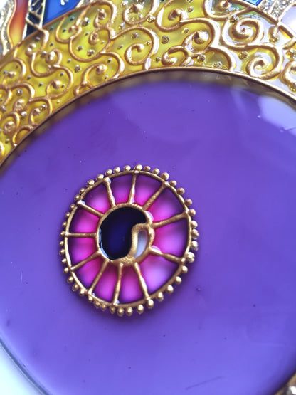 Suncatcher for window Sky Sun Moon decor