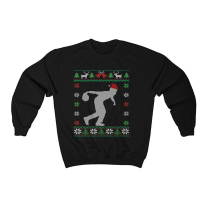 Bowling Santa Ugly Christmas Sweatshirt | Funny Bowling Shirt for Men | Bowler Gift | Matching Holiday Bowling Team | Bowling Mom Dad