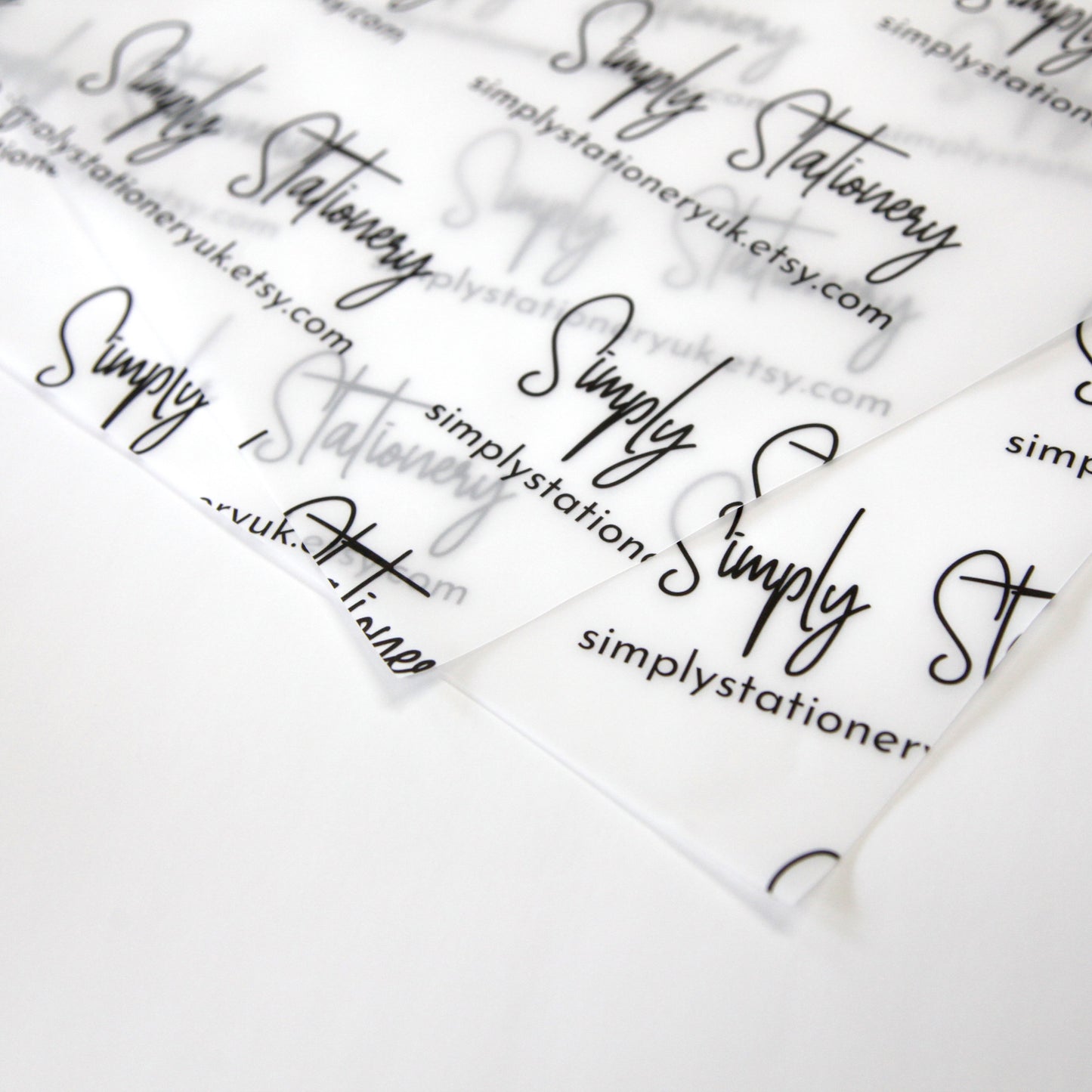 Personalised Vellum Paper, Packing Paper, Branded Packaging Premium Vellum, Your Logo Paper 112gsm, Small Business, Tissue paper, Recyclable