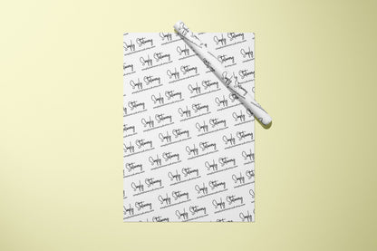 Personalised Wrapping Paper, Custom Gift Wrap, Customised Vellum Paper, Your Logo, Small Business, Packing Paper, Christmas Birthday Wedding