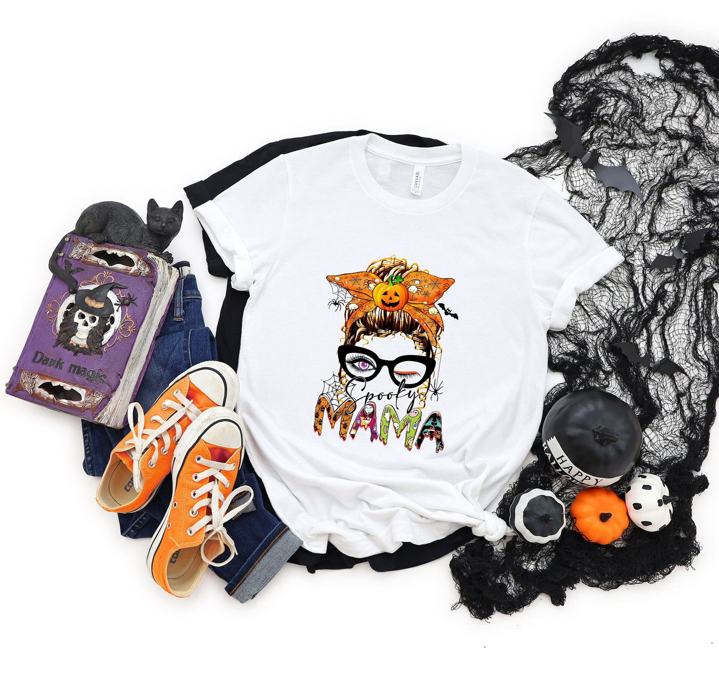 Spooky Mama Shirt, Halloween Shirt, Halloween Funny Shirt, Spooky Shirt, Halloween Party, Scary Halloween Shirts, Halloween Tshirt
