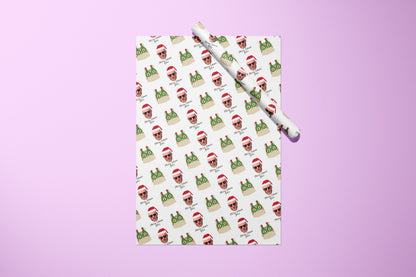 Personalised Christmas Gift Wrap, Wrapping Paper, Cats, Kittens, You Name, Customised, Your Picture, Wedding, Party, Paper, Birthday