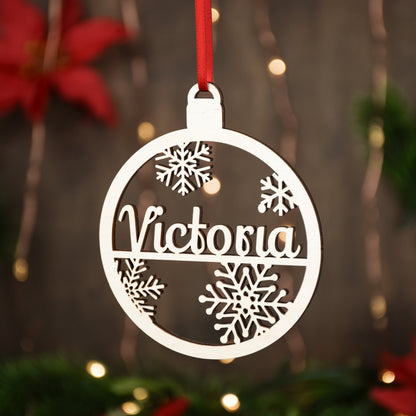 Personalized Christmas Ornament | Custom Name Ornament | Christmas Gift Ornament 2025