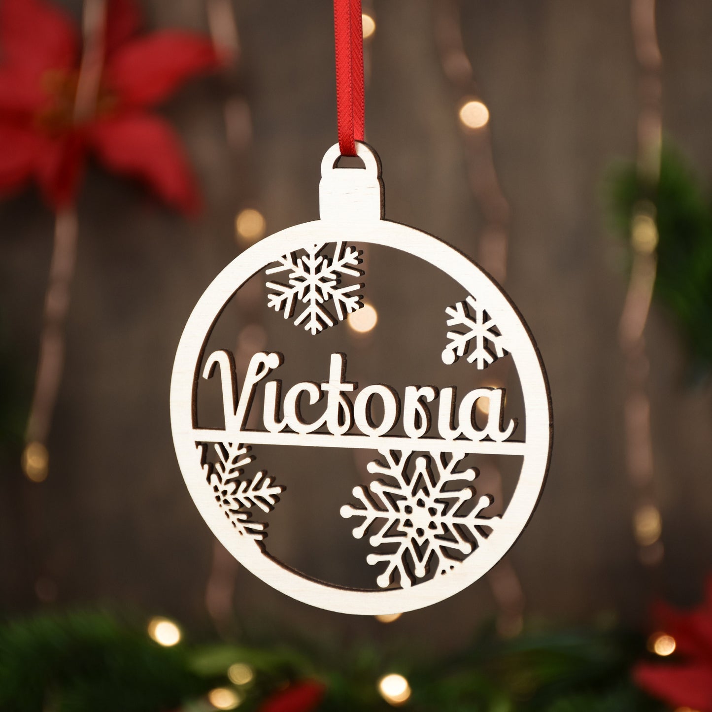 Baby's First Christmas Personalized Ornament | Custom Fawn Ornament for Newborn | Personalized Ornaments | Gifts for Kids