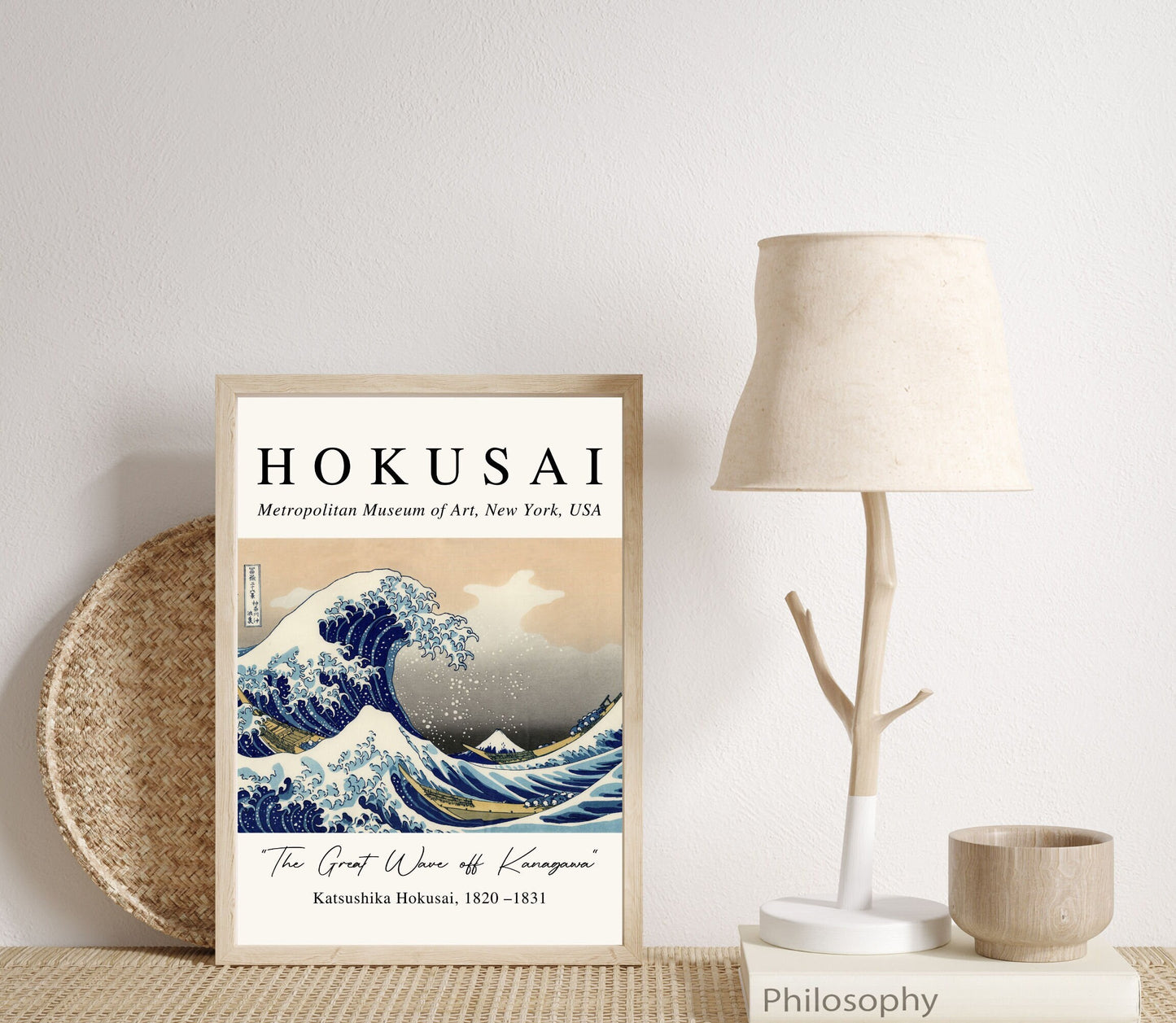 Katsushika Hokusai Poster, The Great Wave Poster,  Japanese Art,  Vintage Poster, Katsushika Hokusai print