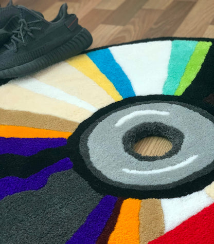 CD RUG/Custom rugs/Tufting rug/bedroom rug/aesthetic rug/handmade rug/album rug/logo rug/character rug/hypebeast rug/cool rugs/rap rug