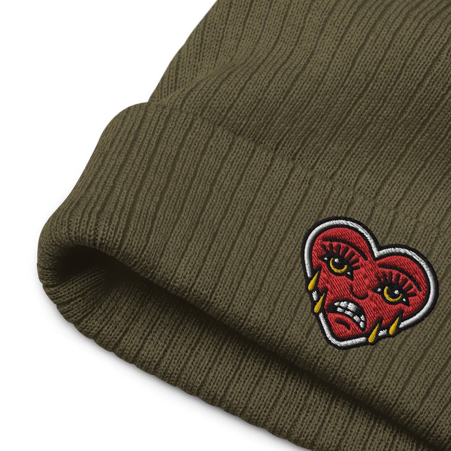 Crying Heart Beanie, Tattoo Inspired Clothing, Alternative Beanie, Goth Hat, Punk Clothing, Heart Beanie, Tattoo Design, Dark Aesthetic