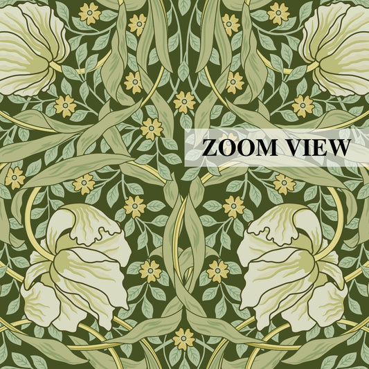 William Morris Poster, William Morris Print, William Morris Green Art, Vintage Poster, Green Floral Print, Floral Vintage Print