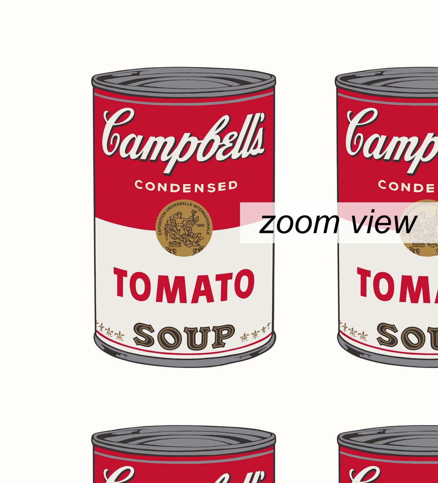Andy Warhol Tomato Soup pop art poster, Andy Warhol Tomato Soup Print, Campbell Soup Poster, Kitchen wall decor