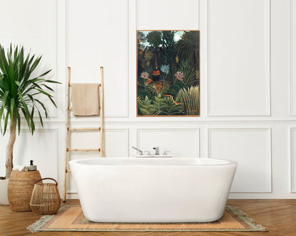 Henri Rousseau The Dream Poster, Henri Rousseau print, Henri Rousseau poster, Tropical wall art, Tropical exhibition poster