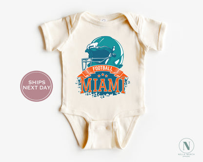 Miami Football Shirt, Vintage Miami Football Shirt, Retro Miami Football Women Shirt, Miami Florida Football Toddler Shirt
