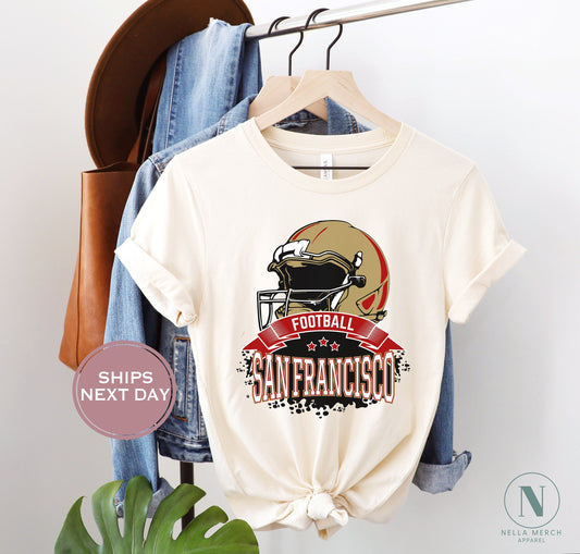 San Francisco Football Shirt, Vintage San Francisco Football Shirt, Retro San Francisco Women Shirt, San Francisco Football Toddler Shirt