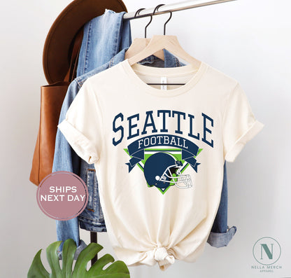 Retro Seattle Football Shirt, Vintage Seattle Football Shirt, Seattle Football Women Shirt, Seattle Football Toddler Shirt