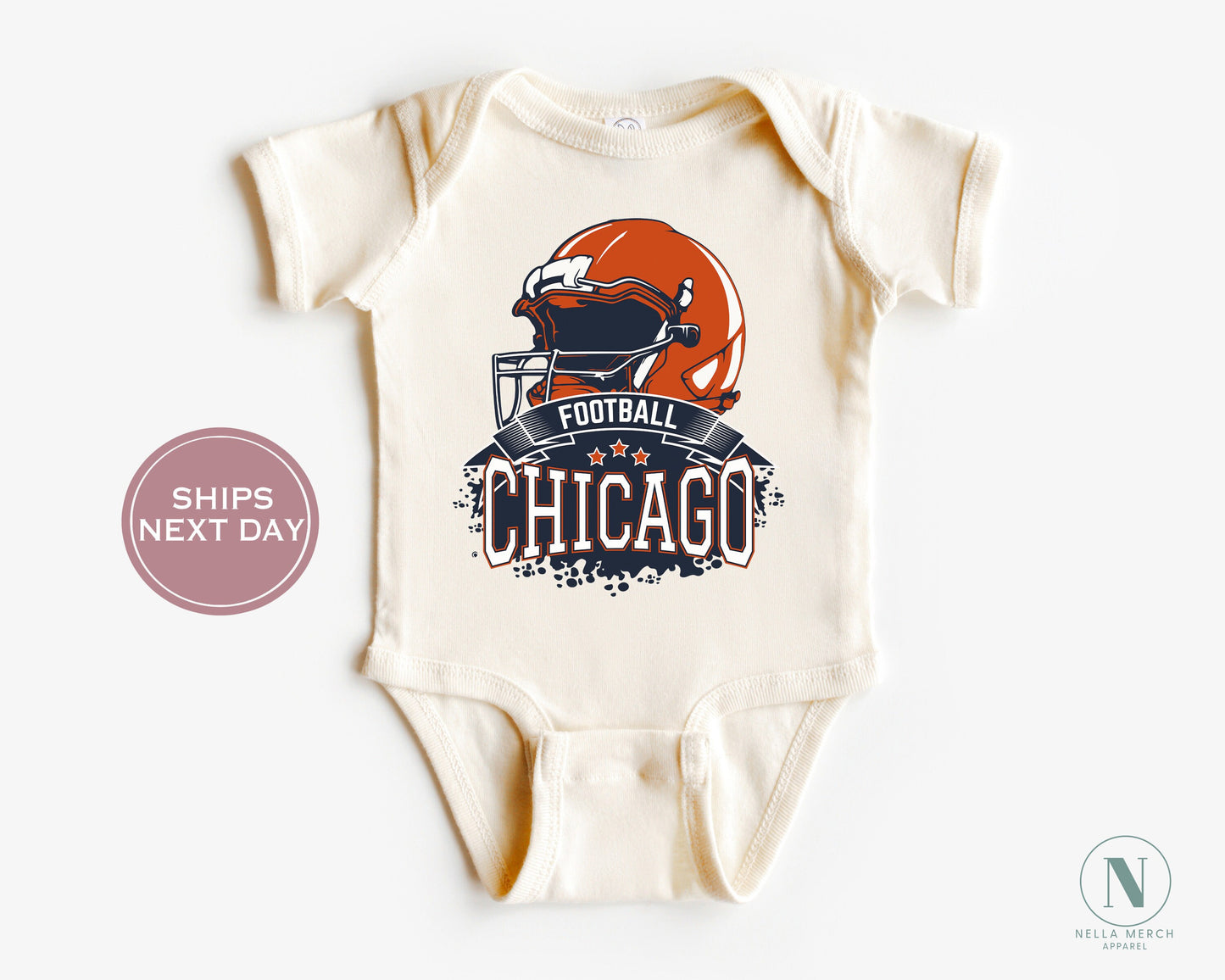 Retro Chicago Football Shirt, Vintage Chicago Football Shirt, Chicago Football Women Shirt, Chicago Football Toddler Shirt
