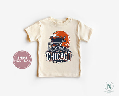 Retro Chicago Football Shirt, Vintage Chicago Football Shirt, Chicago Football Women Shirt, Chicago Football Toddler Shirt
