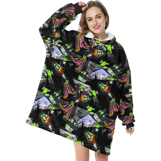 Count Duckula duck hooded Blanket Hoodie oversize winter