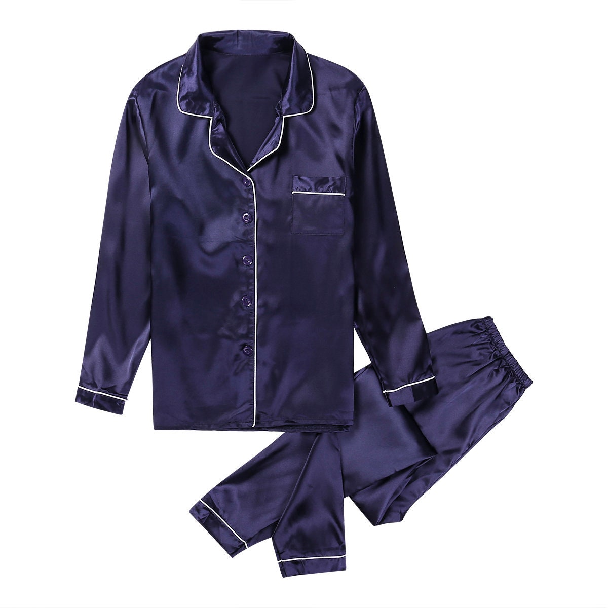 Long Sleeve Satin Pajama's