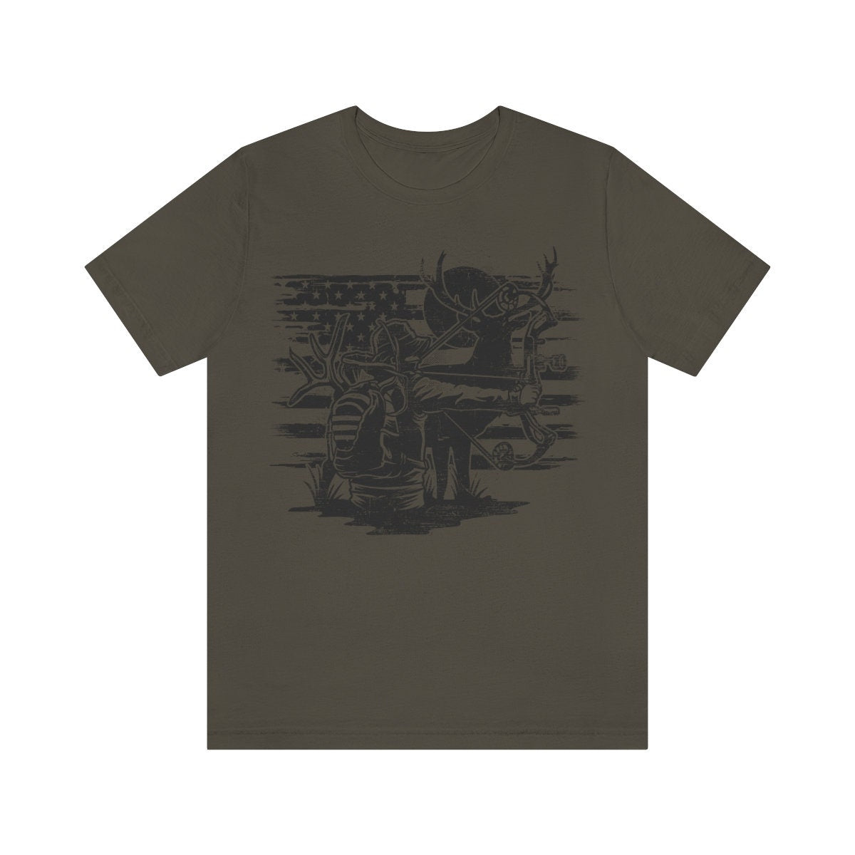 USA Deer Bow Hunter Shirt | Deer Hunting Shirt | Outdoor Hunting Shirt