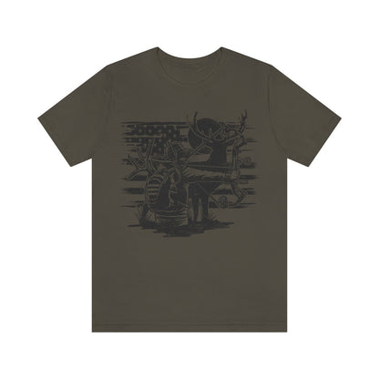 USA Deer Bow Hunter Shirt | Deer Hunting Shirt | Outdoor Hunting Shirt