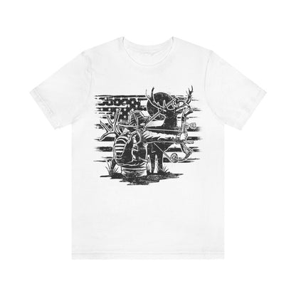USA Deer Bow Hunter Shirt | Deer Hunting Shirt | Outdoor Hunting Shirt