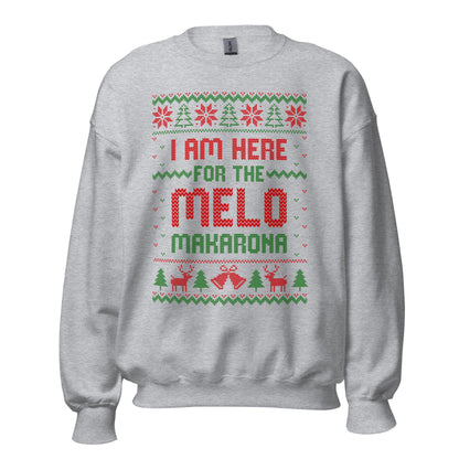 Greek Ugly Christmas Sweatshirt, Ugly Christmas Greek Melomakarona , Greek Ugly Sweatshirt, Greek Holiday Gift, Greek Christmas Gift