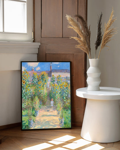 Claude Monet Exhibition Poster, Claude Monet Exhibition print, Monet wall decor, Monet wall art, Minimalist poster, mid century modern