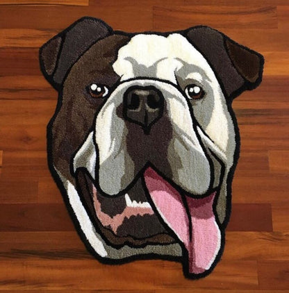 Custom Handmade Tufted Rug, Customized Business Logo